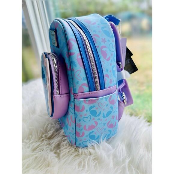 *NEW LE* Loungefly Stitch and Angel Puzzle Mini Backpack - Lilo & Stitch - Picture 3 of 9